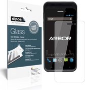 dipos I 2x Pantserfolie helder compatibel met Arbor Gladius 5 Beschermfolie 9H screen-protector