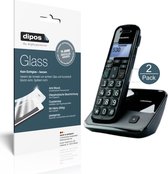 dipos I 2x Pantserfolie helder compatibel met Grundig D530 / D530P Beschermfolie 9H screen-protector