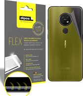 dipos I 3x Beschermfolie 100% compatibel met Nokia 7.2 Rückseite Folie I 3D Full Cover screen-protector