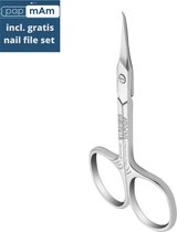 STALEKS - EXCLUSIVE- Manicure/nagelriem schaar - type 33/1 - gebogen bladen - PRECISIE tool - PROFESSIONELE nagelriem schaar - zeer duurzaam