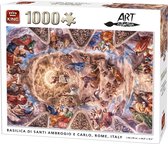 King Puzzle 1000 pièces (68 x 49 cm) - Basilica di Santi Ambrogio e Carlo - Jigsaw Puzzle Art Collection
