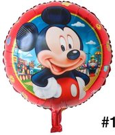 Disney Mickey of Minnie  Mouse Folieballon dubbelzijdig-Verjaardag-Feest-Folieballon(1)