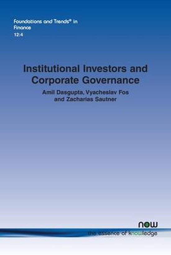 Foundations and trends in finance institutional investors and