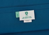 Kepri Hoeslaken - Tweepersoons - Percale Katoen - Deep Blue - Duurzaam - 400TC - 180 x 210 cm