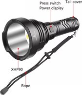XHP 90.2 PROFESSIONAL LED-X ZAKLAMP 24000, lumen 5200 het krachtigste en meest geavanceerde oplaadbare USB zoeklicht