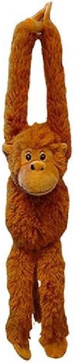 PIA Soft Toys - Pluche Knuffeldier - Hang Aap Bruin 48 cm (van kop tot teen)