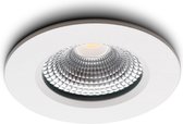 Ledsions LED Inbouwspot - Udis Wit 3W - Dimbare Spot - Extra Warm-Wit - IP65 - Geschikt voor Woonkamer, Badkamer en Keuken - Plafondspot Wit - Ø68 mm