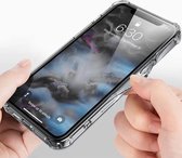 iPhone 13 Pro Transparant Telefoonhoes - Rubber case - Shock proof - Draadloos opladen met hoes