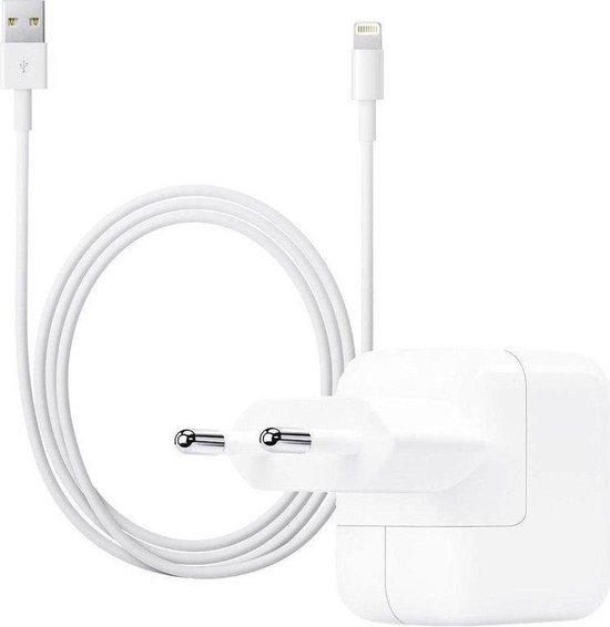 PowerPlug 12W iPad Oplader - 2.4A Oplaadstekker Blok Adapter voor Apple iPad  Air /... | bol.com