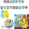 Afbeelding van het spelletje Pokémon Verjaardag Birthday Pakket: Ballonnen + Slingers + Servetten | Speelgoed Versiering Kinderfeest Verjaardagsfeest Ballon Kinderverjaardag Suprise | pokemon kaarten cadeau kado jongens meisjes