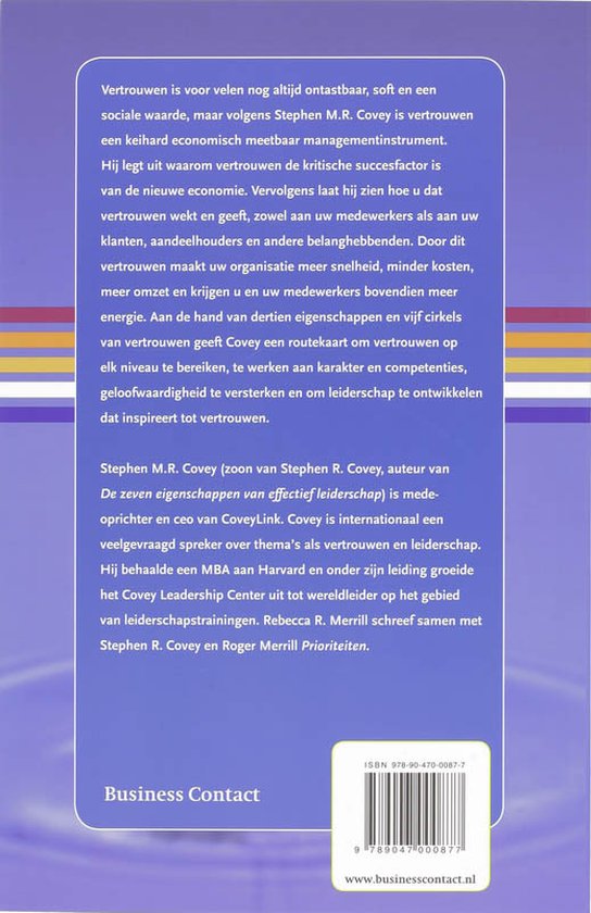 De snelheid van vertrouwen