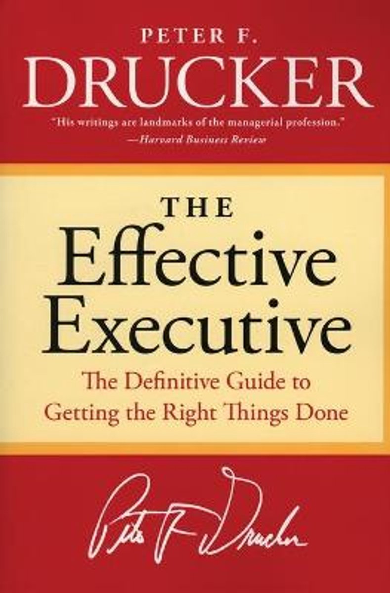 Omslag van The Effective Executive