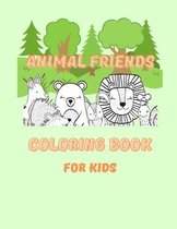 Forest Animal Friends Coloring Book