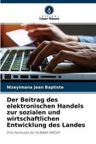 Der Beitrag des elektronischen Handels zur sozialen und wirtschaftlichen Entwicklung des Landes