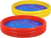 Zwembad - Opblaasbaar - 3 ringen - 122 x 25 cm - Geel - Rood - Assorti geleverd - Per stuk