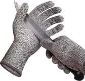Snijbestendige Handschoenen – Cut Resistant Gloves - Anti-Snijhandschoenen - Beschermt Tegen Snijden - Geschikt Voor in de Keuken - Maat L