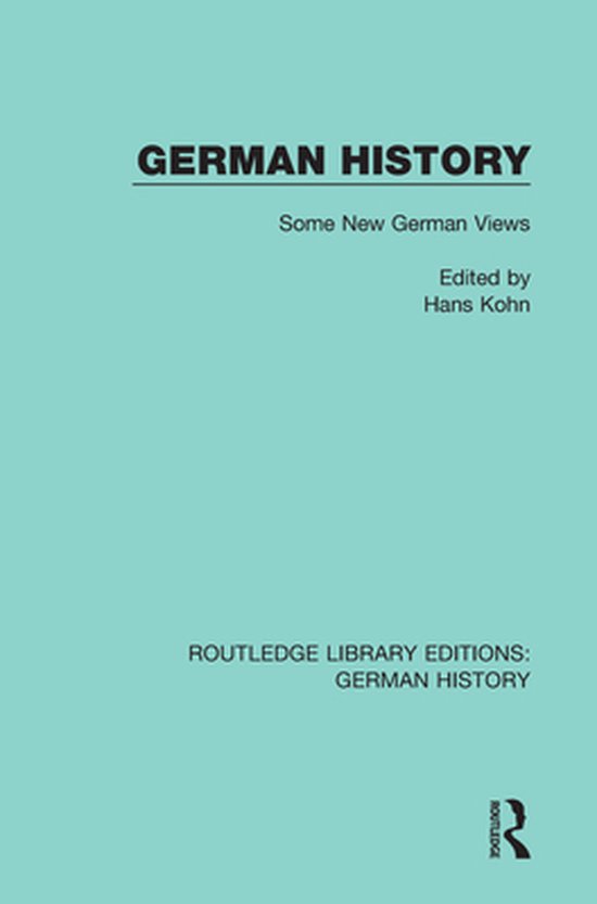 German History (ebook), Hans Kohn 9781000008173 Boeken
