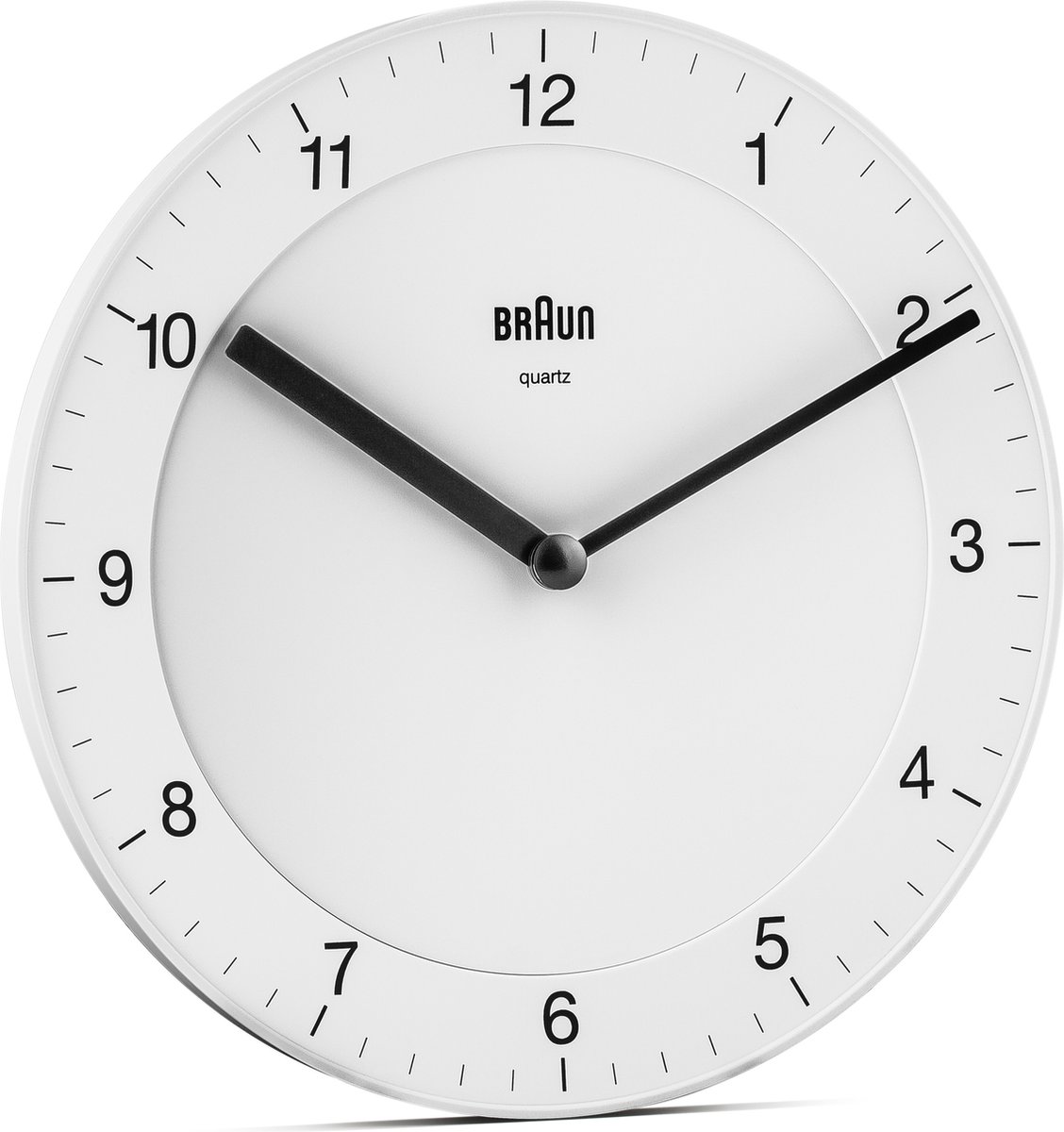 Braun BC06W - Wandklok - Analoog - Wit