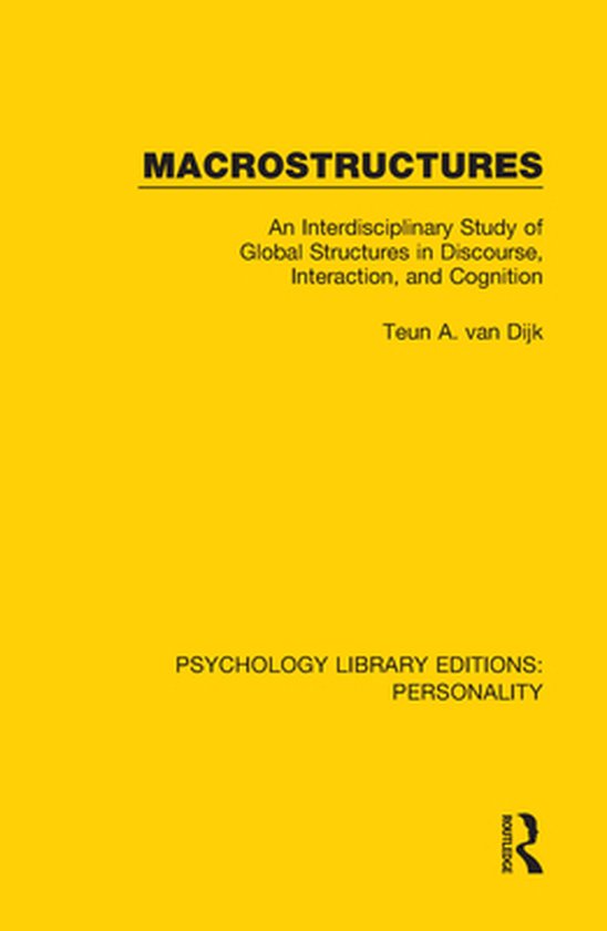 Psychology Library Editions: Personality - Macrostructures - cover