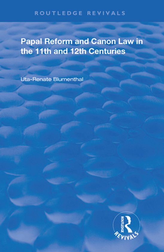 Routledge Revivals - Papal Reform and Canon Law in the 11th  ... - cover