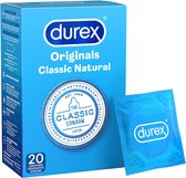 Durex Originals Condooms Classic Natural - 20 stuks - Maat: 56