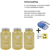 5 in 1 Reinigings- en beschermingsmiddel - Oil Stabilizer - 440ml - 3 Stuks + Zaklamp/Knijpkat