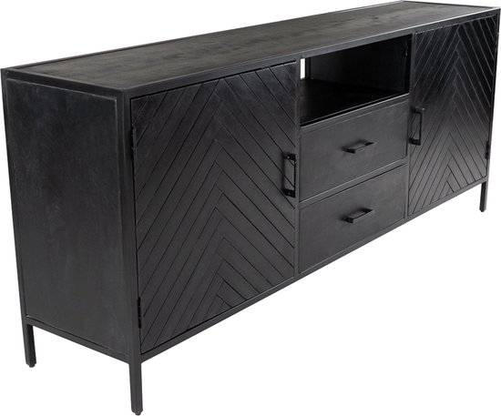 Kick Dressoir Hugo hoog - Zwart