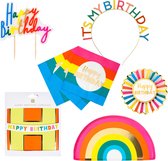 Talking Tables - Verjaardag - set - compleet - regenboog