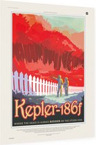 Kepler-186f (Visions of the Future), NASA/JPL - Foto op Dibond - 30 x 40 cm