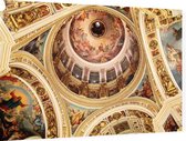 Sint-Isaakskathedraal of Isaakievskiy Sobor Sint-Petersburg - Foto op Dibond - 90 x 60 cm
