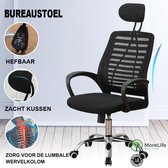 MoreLife Ergonomische Bureaustoel | Volledig verstelbare Ergonomische Bureaustoel | Moderne Bureaustoel | Bureaustoel voor volwassenen