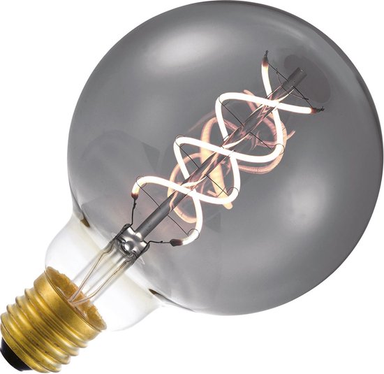 uit Corroderen Nuchter Lighto | LED Globelamp | Grote fitting E27 Dimbaar | 5W 95mm | bol.com