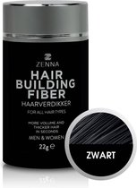 Zenna Hair Fibers Haarpoeder - Haarverdikker - Zwart 22 gram