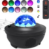 Yision® Sterrenhemel Projector - Roterende Galaxy Lamp - Nachtlampje - LED Licht - Sterren - Verschillende Kleuren - Bluetooth - Zwart