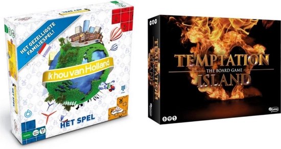 Spellenbundel - 2 Stuks - Ik hou van Holland Bordspel & Temptation