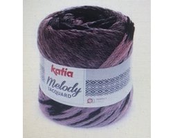 KATIA MELODY ROZE-ZWART PER 3 STUKS.
