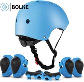 Bolke® - Skate beschermset - Skeeler beschermset - Skate bescherming - Skatehelm - Skeeler Beschermset kinderen en volwassenen - Fietsbescherming - sportbescherming - skatehelm voo