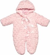 Baby winterpakje  knuffel zachte sneeuwpak baby winterjas roze