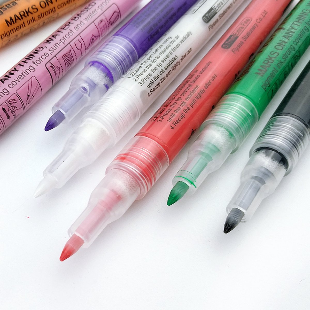 Penselen acrylverf zwart 10 stuks kopen