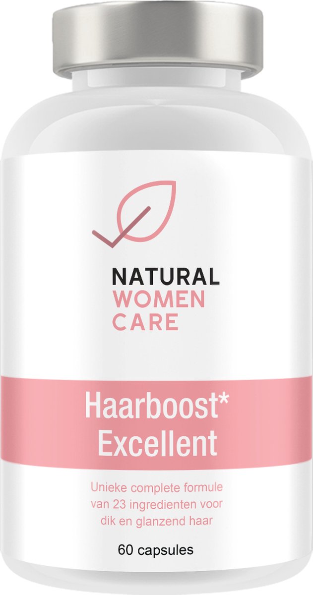 Goedkoopste Natural Women Care - Haarboost Excellent - Dik haar - Haar groei - Glanzend haar - sterke nagels - biotine - natuurlijk - Met extra vitamines en mineralen voor goede opname