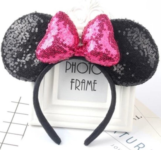 spoel Midden Bourgeon Minnie Mouse- diadeem- pink -glitters -oren-3D | bol.com