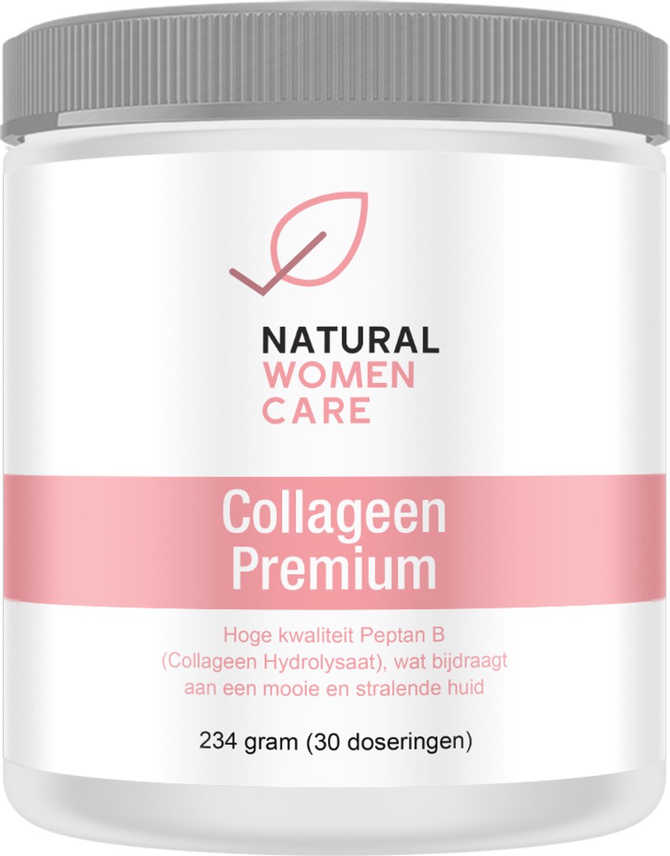 - Natural Women Care - Collageen Premium - 30 doseringen - Peptan B - Collageen Hydrolysaat - gezonde huid - stralende huid - anti aging - Natuurlijk - Bioactief - Hoog gedoseerd -