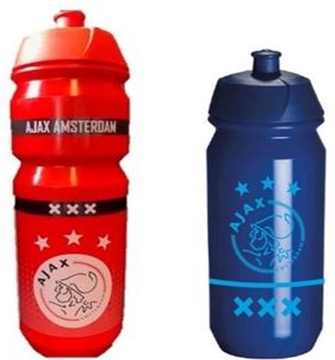 Ajax Voordeelset Bidon Rood & Blauw