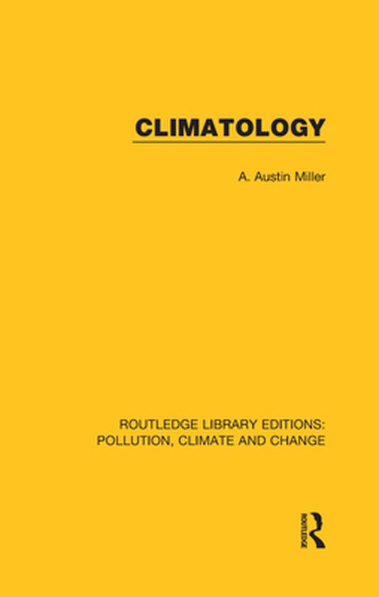 Routledge Library Editions: Pollution, Climate and Change -  ... - cover