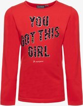 TwoDay meisjes shirt - Rood - Maat 134/140