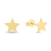 Xoo - Oorbellen - Oorstekers - Oorknoppen - Ster - Sterretjes - Star - Minimalistische oorbellen - 925 zilver - Goud - Gold plated