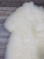 Witte Schapenvacht LARGE  (105cm) - 100% Echt en Natuurlijk - ECO Gelooid