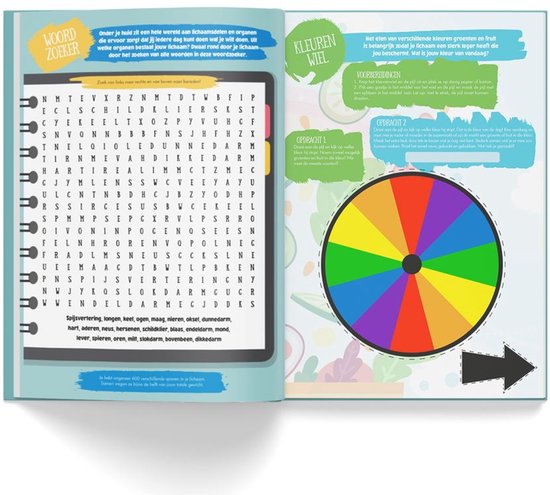 Doeboek - educatief - kinderen 7-12 jaar - gezond leven - gezond eten