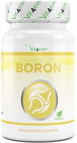 Boron - 3 mg zuiver boor per tablet - 365 tabletten in jaarvoorraad - laboratorium getest (gehalte aan werkzame stoffen en zuiverheid) - zonder ongewenste toevoegingen - hoge doser