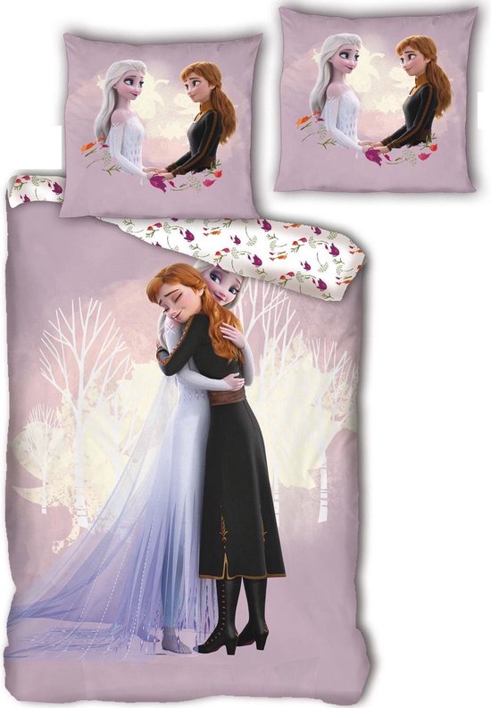 Disney Frozen La Reine des neiges Housse de couette Elsa - Simple - 140 x  200 cm -... | bol.com